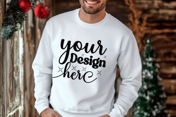 Christmas 18000 MenSweatshirt Mockup 107 Graphics Review
