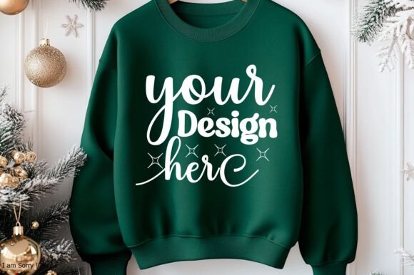 Christmas 18000 Sweatshirt Mockup 126: Graphics for Product Mockups