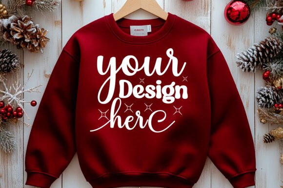 Christmas 18000 Sweatshirt Mockup 96: Graphics & Product Mockups