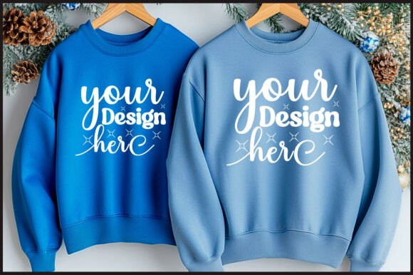 Christmas Hanger Sweatshirt Mockup 20: Graphics & Product Mockups