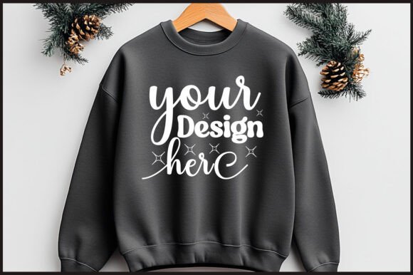 Christmas Hanger Sweatshirt Mockup 25 Graphics Review
