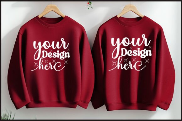 Christmas Hanger Sweatshirt Mockup 61 Graphics Review