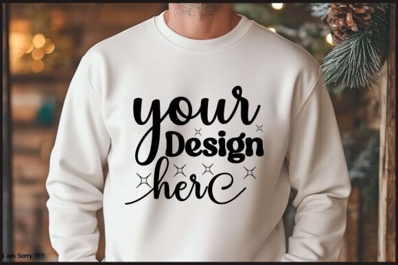Christmas Men Sweatshirt Mockup 61: Graphics for Product Mockups