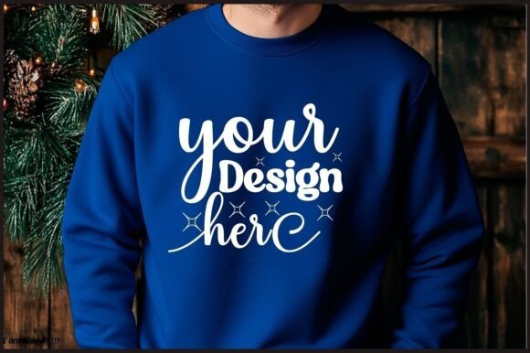 Christmas Men Sweatshirt Mockup 8 Graphics Review