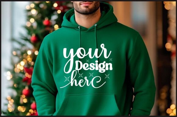 Christmas Women Sweatshirt Mockup 41 Graphics