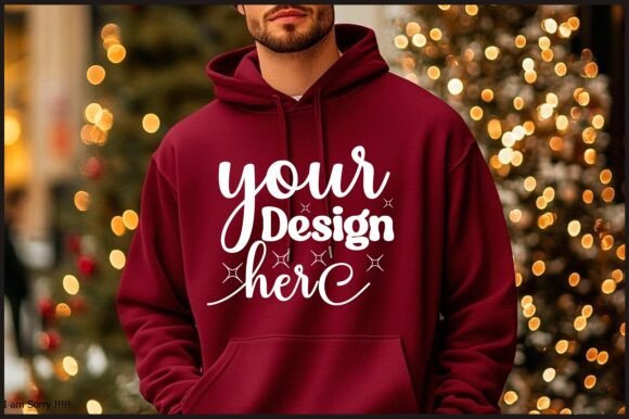 Christmas Women Sweatshirt Mockup 60 Graphics