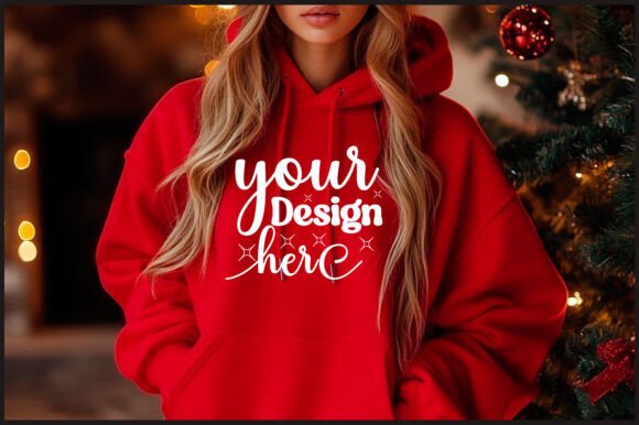 Christmas Women Sweatshirt Mockup 76: Premium Graphics & Product Mockups