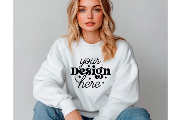 Gildan 18000 Mockup: Graphics & Product Mockups