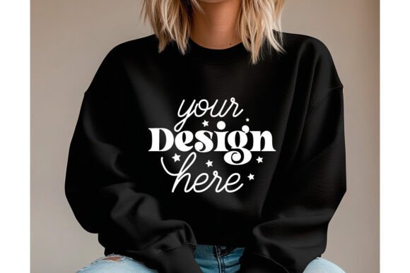 Gildan 18000 Sweatshirt Mockup 5: Graphics