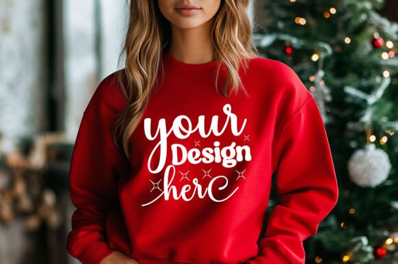 Gildan Christmas Mockup 41: Graphics & Product Mockups