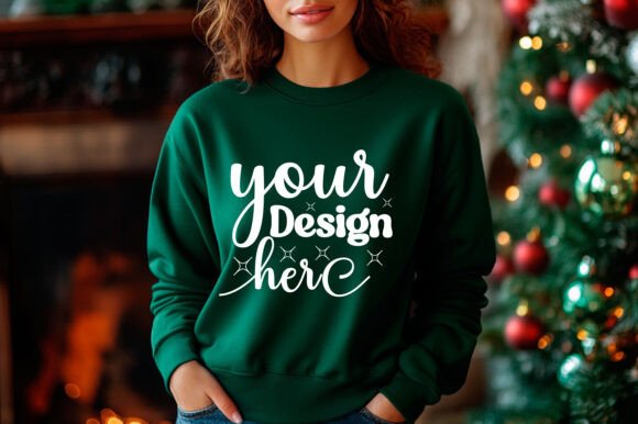 Gildan Christmas Sweatshirt Mockup 66 Review