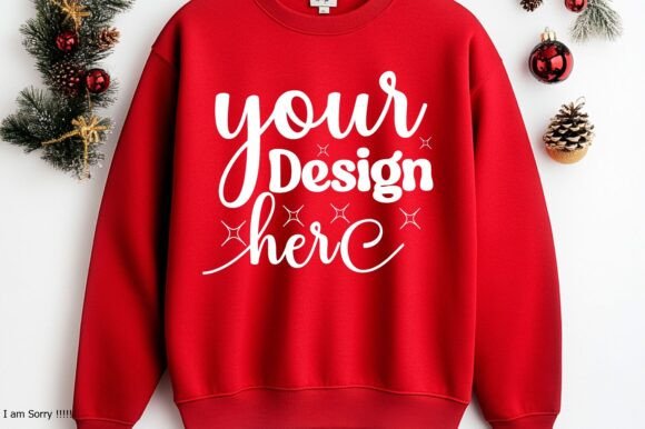 Happy New Year Sweatshirt Mockup 50 Graphics Review