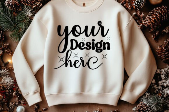 Reviewing Christmas 18000 Sweatshirt Mockup 4