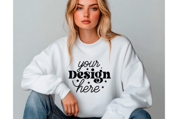 Reviewing Gildan 18000 Sweatshirt Mockup 91