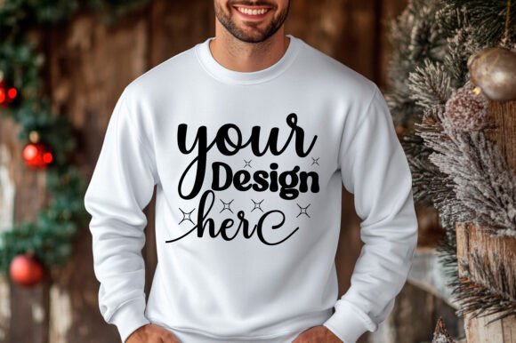 Reviewing the Christmas 18000 Men Sweatshirt Mockup 97